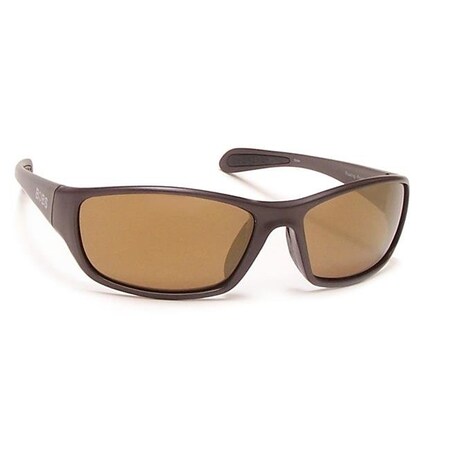 Coyote Eyewear Coyote Eyewear 680562500646 FP-05 Floating Polarized Sunglasses; Matte Brown; Brown & Gold FP-05 m brn/brown/gold nir